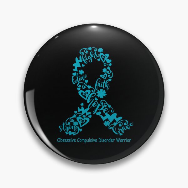 Item preview, Obsessive Compulsive Disorder Warrior - Obsessive Compulsive Disorder Ribbon Strong Hope Believe Fight Faith Brave designed and sold by CansellBar.