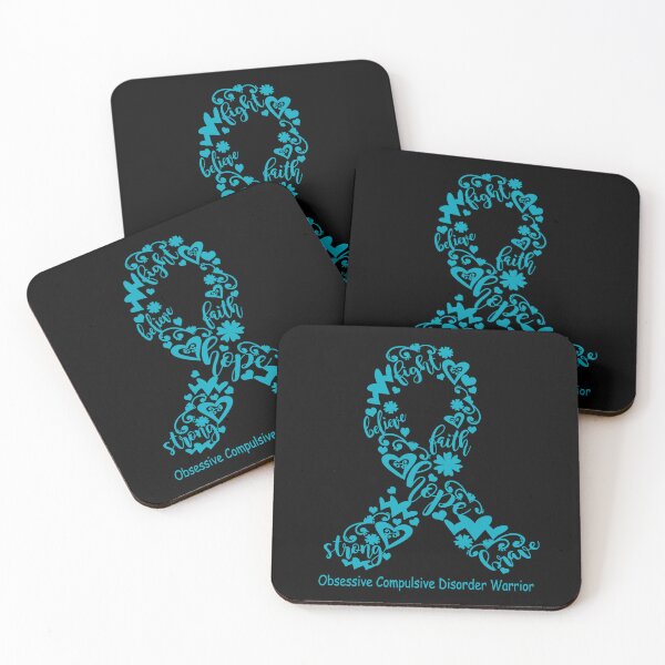 Item preview, Obsessive Compulsive Disorder Warrior - Obsessive Compulsive Disorder Ribbon Strong Hope Believe Fight Faith Brave designed and sold by CansellBar.