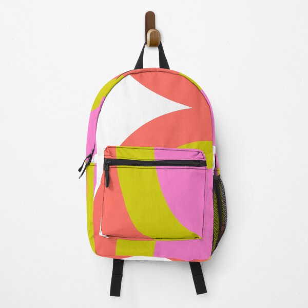 Item preview, Abstract Rainbow Shapes in Pink and Orange designed and sold by JuneJournal.
