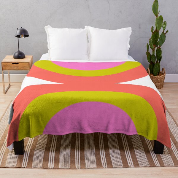 Item preview, Abstract Rainbow Shapes in Pink and Orange designed and sold by JuneJournal.