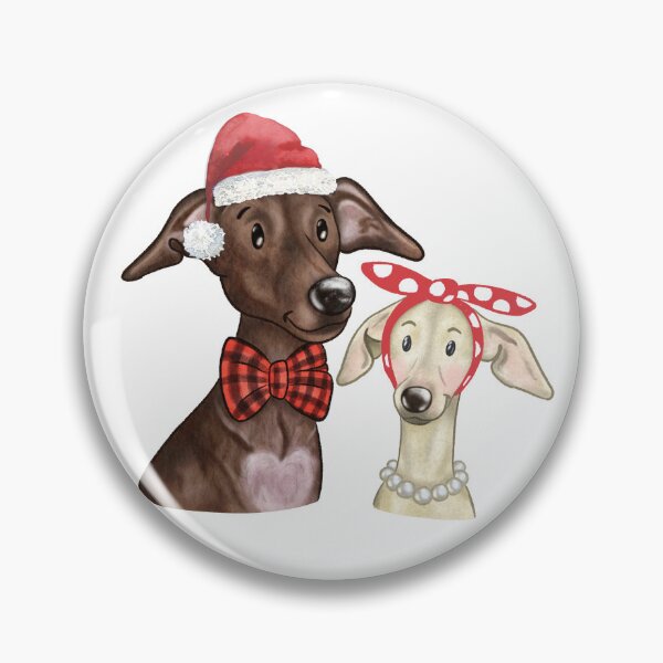 Item preview, Italian Greyhound Whippet Christmas Dog Illustration Lucas Perla  designed and sold by LucasandPerla.