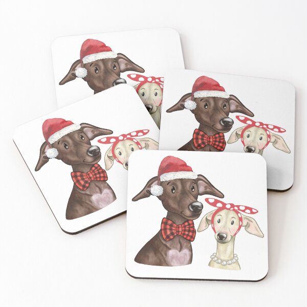 Item preview, Italian Greyhound Whippet Christmas Dog Illustration Lucas Perla  designed and sold by LucasandPerla.