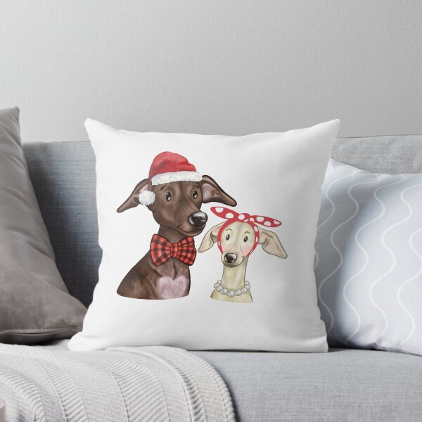 Item preview, Italian Greyhound Whippet Christmas Dog Illustration Lucas Perla  designed and sold by LucasandPerla.