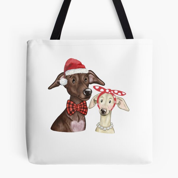 Item preview, Italian Greyhound Whippet Christmas Dog Illustration Lucas Perla  designed and sold by LucasandPerla.