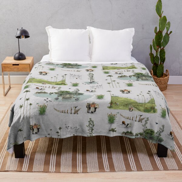 Item preview, tropical toile designed and sold by Mariet Vergara.