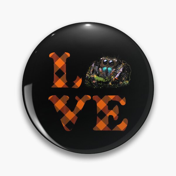 Item preview,  Orange Plaid Jumping Spider Love designed and sold by Zurickdesigns.