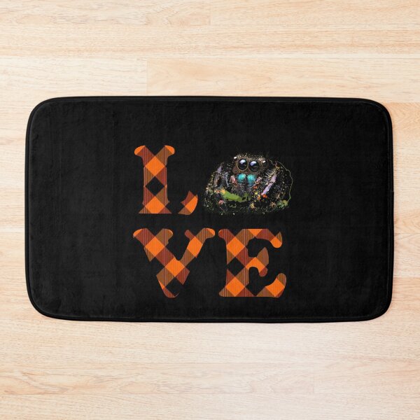 Item preview,  Orange Plaid Jumping Spider Love designed and sold by Zurickdesigns.
