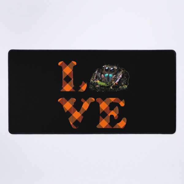 Item preview, Orange Plaid Jumping Spider Love designed and sold by Zurickdesigns.