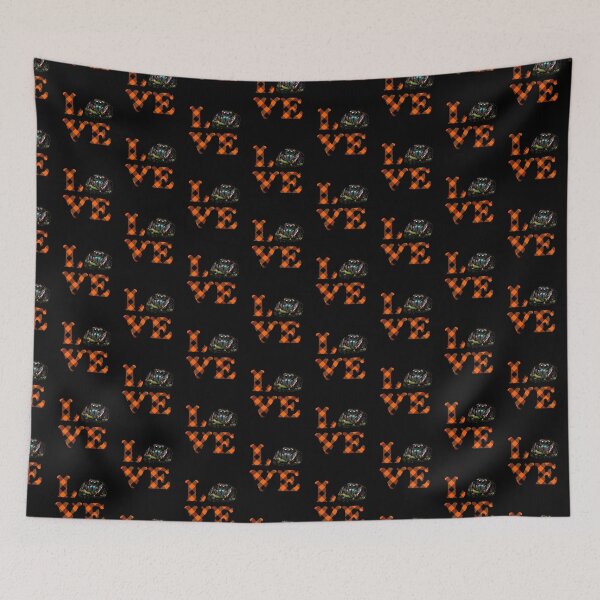 Item preview,  Orange Plaid Jumping Spider Love designed and sold by Zurickdesigns.