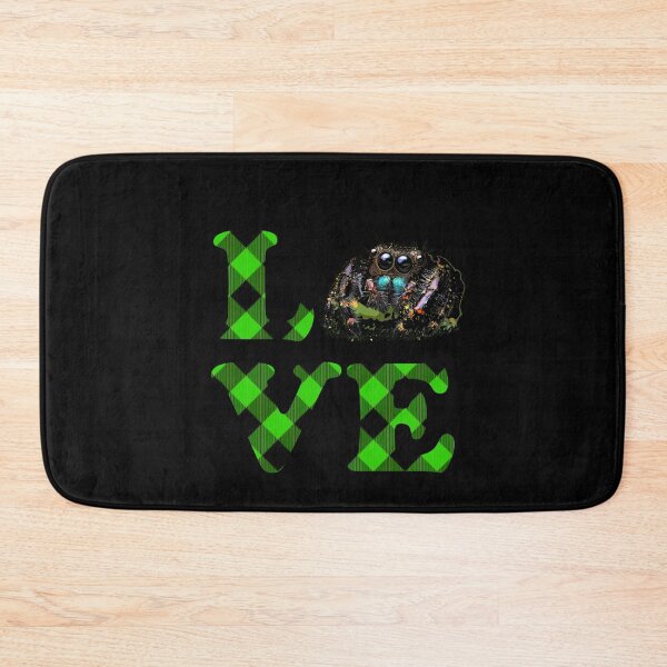 Item preview, Green Plaid Jumping Spider Love designed and sold by Zurickdesigns.
