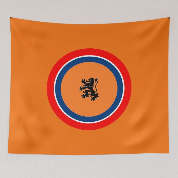 Artikelvorschau, Oranje Dutch Niederlande Retro Mod Rondell entworfen und verkauft von ModSupporters.