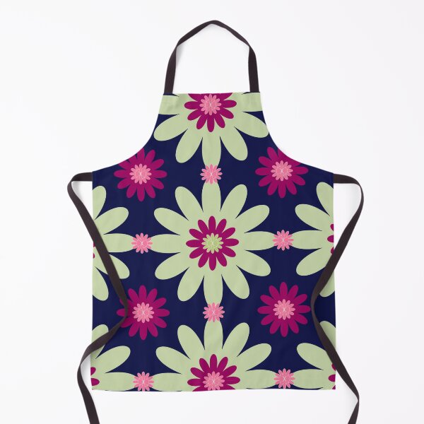 Item preview, Abstract Green and Pink Flowers Pattern designed and sold by silviaol.