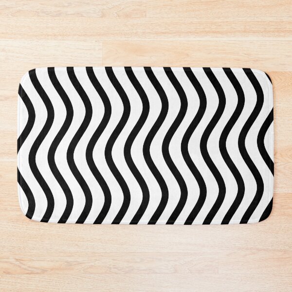 Item preview, Black and White Abstract Wavy Lines designed and sold by JuneJournal.