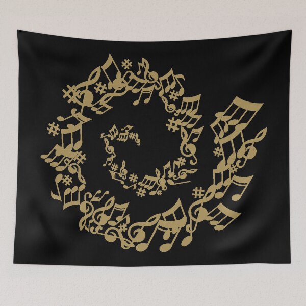 Item preview, Spiral musical notes designed and sold by Artbellachi.