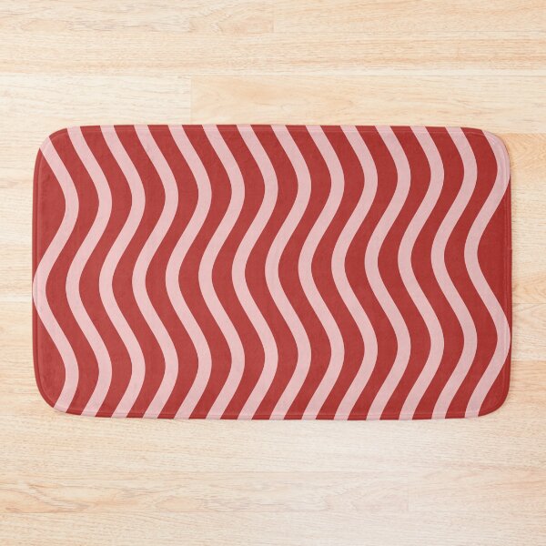 Item preview, Abstract Wavy Lines in Pink and Red designed and sold by JuneJournal.