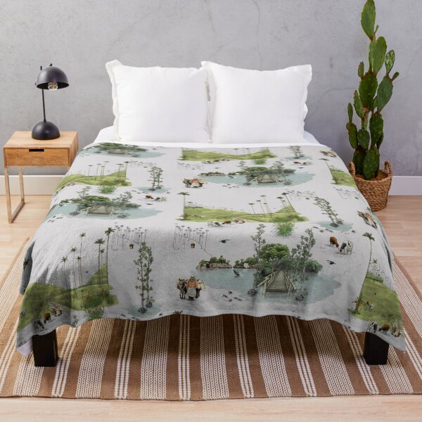 Item preview, Tropical toile 2 designed and sold by Mariet Vergara.
