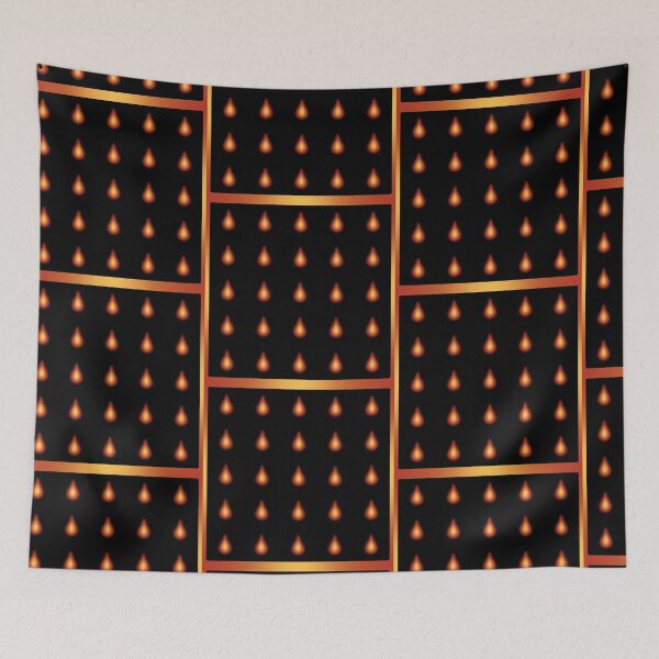 Item preview, Flame repeat pattern designed and sold by AmIAnAngelYet.