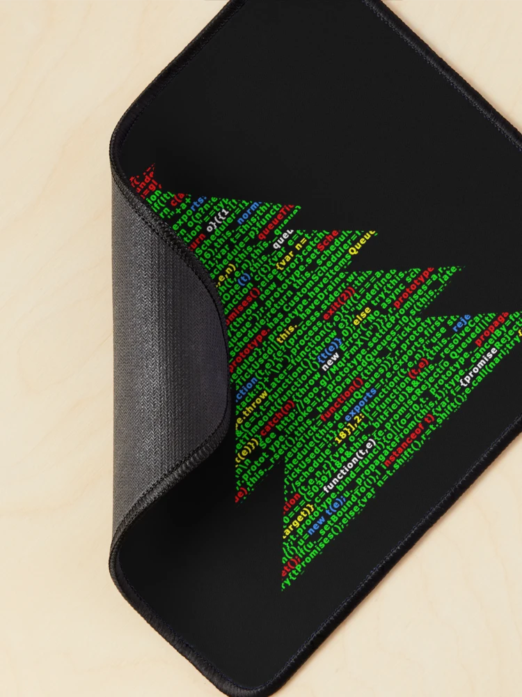 Thumbnail 2 of 5, Mouse Pad, Christmas tree code, javascript code designed and sold by T-Look.