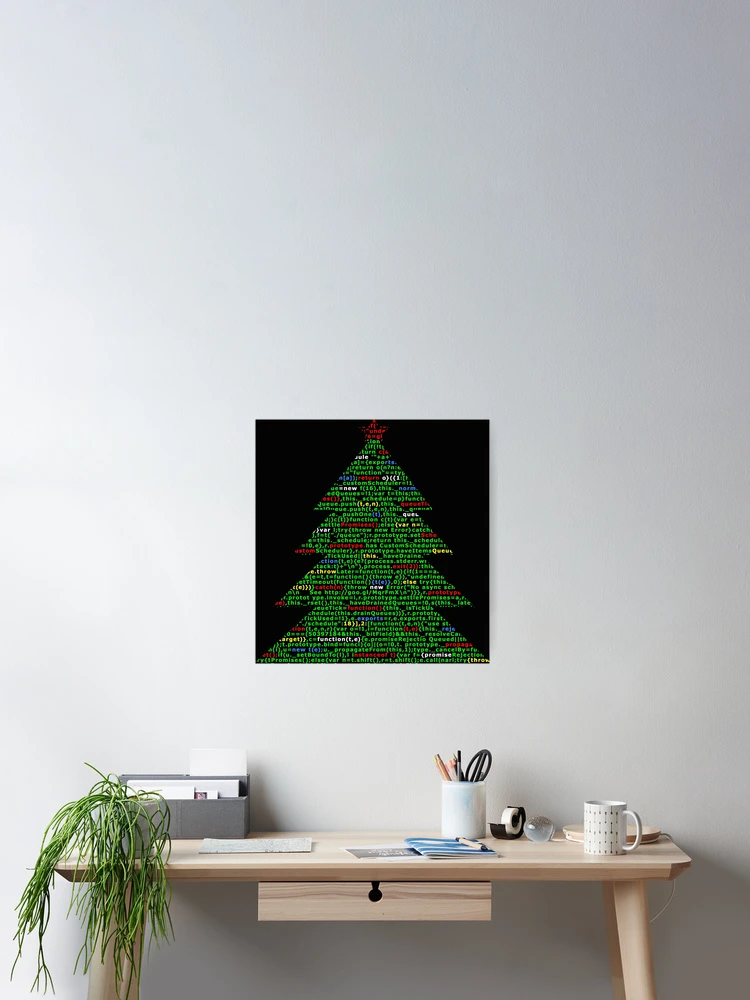Thumbnail 2 of 3, Poster, Christmas tree code, javascript code designed and sold by T-Look.