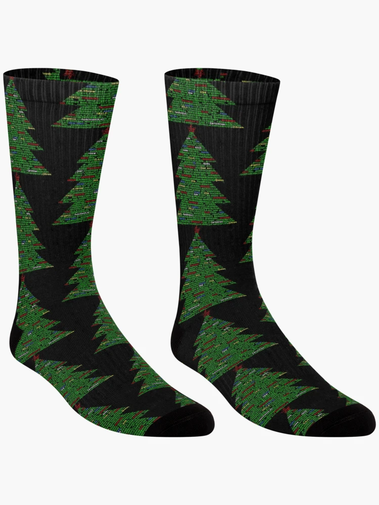 Thumbnail 3 of 5, Socks, Christmas tree code, javascript code designed and sold by T-Look.