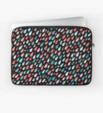 Rainy Day Pattern. Pink and blue Laptop Sleeve