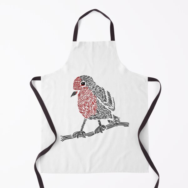 Item preview, ROBIN REDBREAST line illustration designed and sold by longlivcurio.