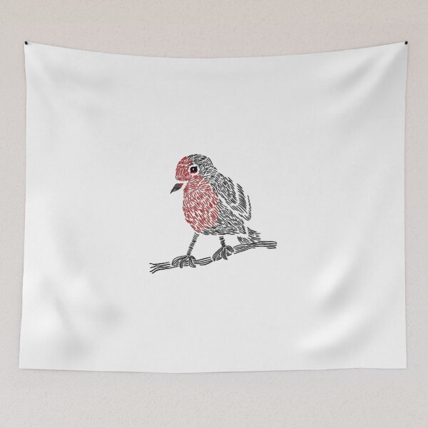 Item preview, ROBIN REDBREAST line illustration  designed and sold by longlivcurio.