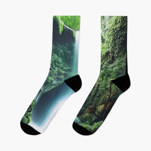 Item preview, Waterfall in forest  designed and sold by dwhowe.