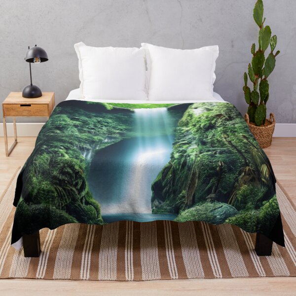 Item preview, Waterfall in forest designed and sold by dwhowe.