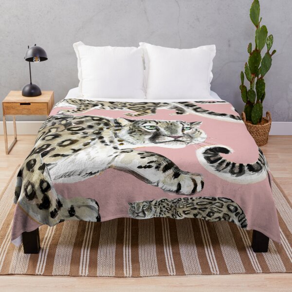 Item preview, Snow Leopard in Pink #1 designed and sold by belettelepink.