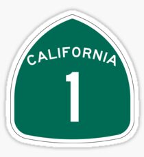 California State Route Shield Sticker