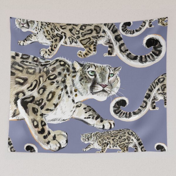 Item preview, Snow Leopard in purple #1 designed and sold by belettelepink.