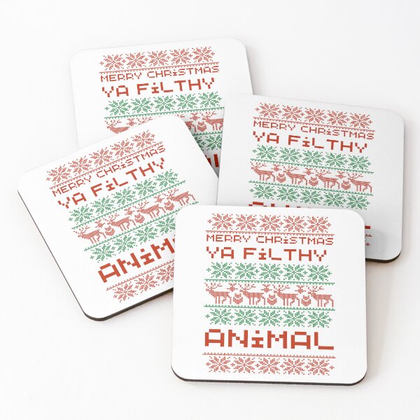 Item preview, Merry Christmas Ya Filthy Animal designed and sold by samuch.
