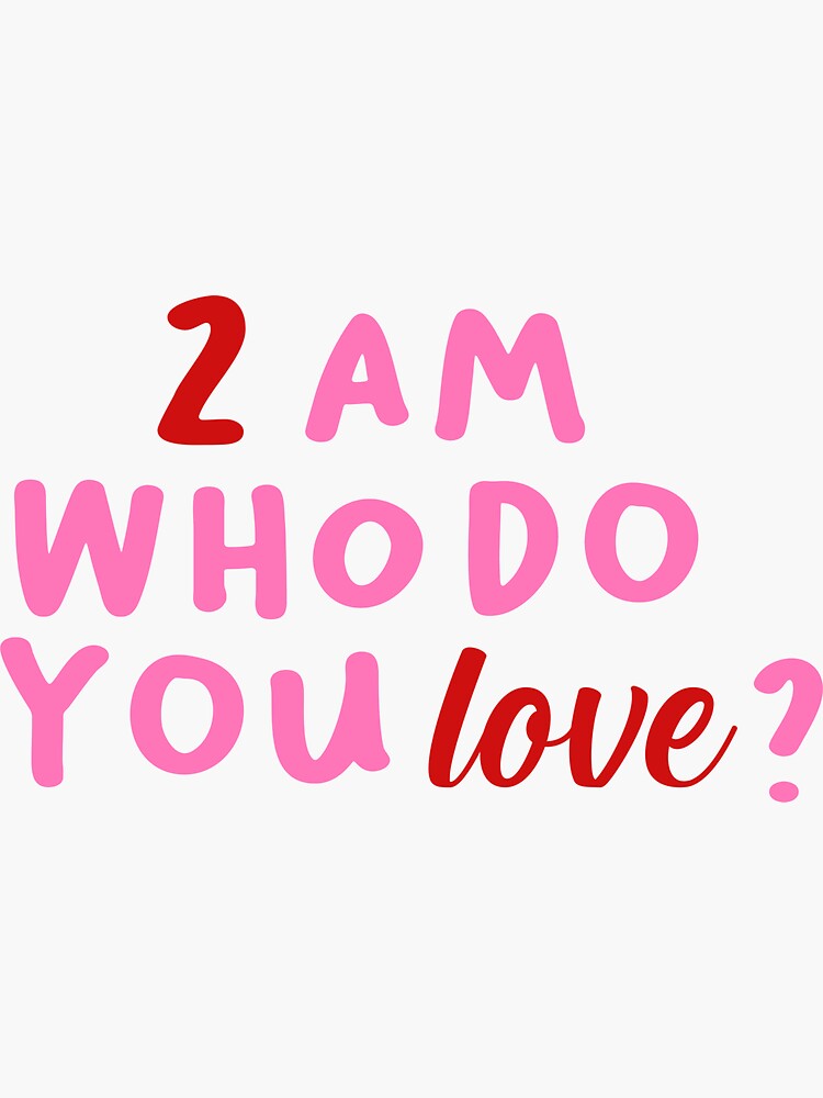 STICKER GRAPHICS 2／DO YOU LOVE STICKERS? 2 AM Who Do You Love?, TS