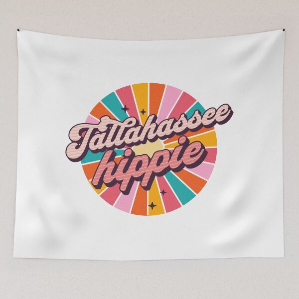 Item preview, Tallahassee Hippie - State of Florida - Christmas Gift Idea For Hippies  designed and sold by AlanPhotoArt.