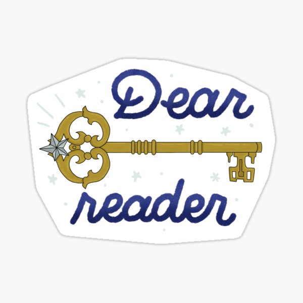 Item preview, dear reader designed and sold by lookingforluiza.