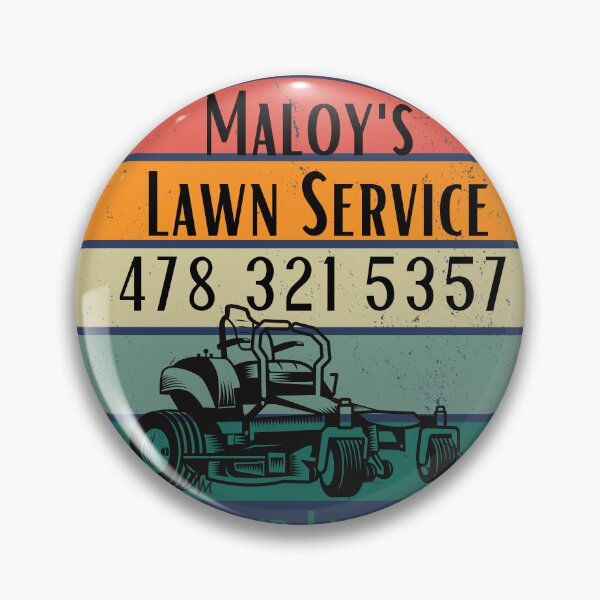 Artikelvorschau, Maloy's Lawn Service Lawn Revival Genießen Sie Ihren Rasen wieder Retro-Sonnenuntergang entworfen und verkauft von tranquilbeach.