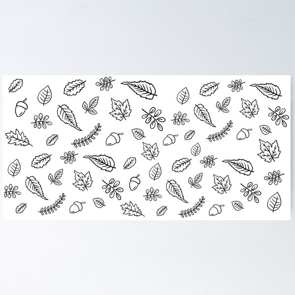 Item preview, Assorted Fall: Just White designed and sold by OlaNohieDesigns.