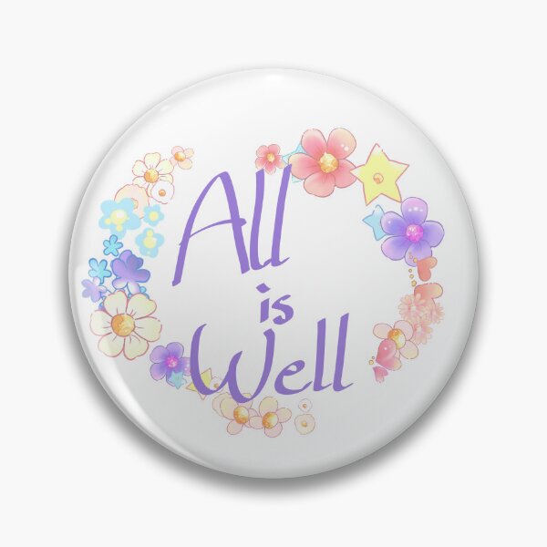 Item preview, All is Well Flowers designed and sold by kotastrophe.
