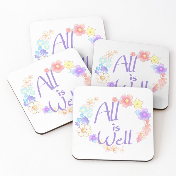 Item preview, All is Well Flowers designed and sold by kotastrophe.
