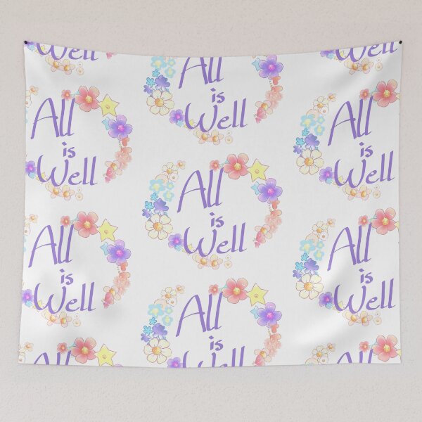 Item preview, All is Well Flowers designed and sold by kotastrophe.