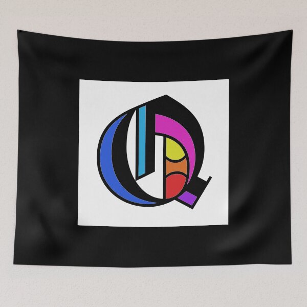 Item preview, Colorized letter Q Initial  designed and sold by RemieJames.