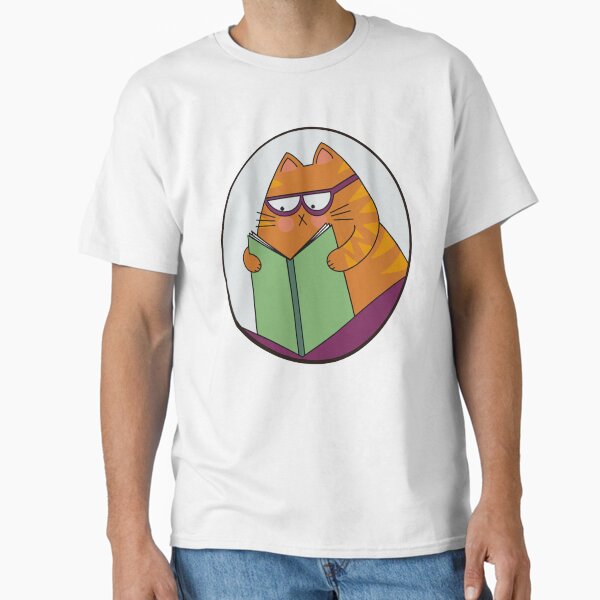Book cat Classic T-Shirt