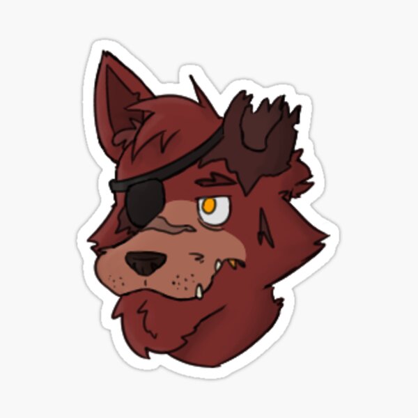 Withered Foxy Sticker for Sale by WillowsWardrobe