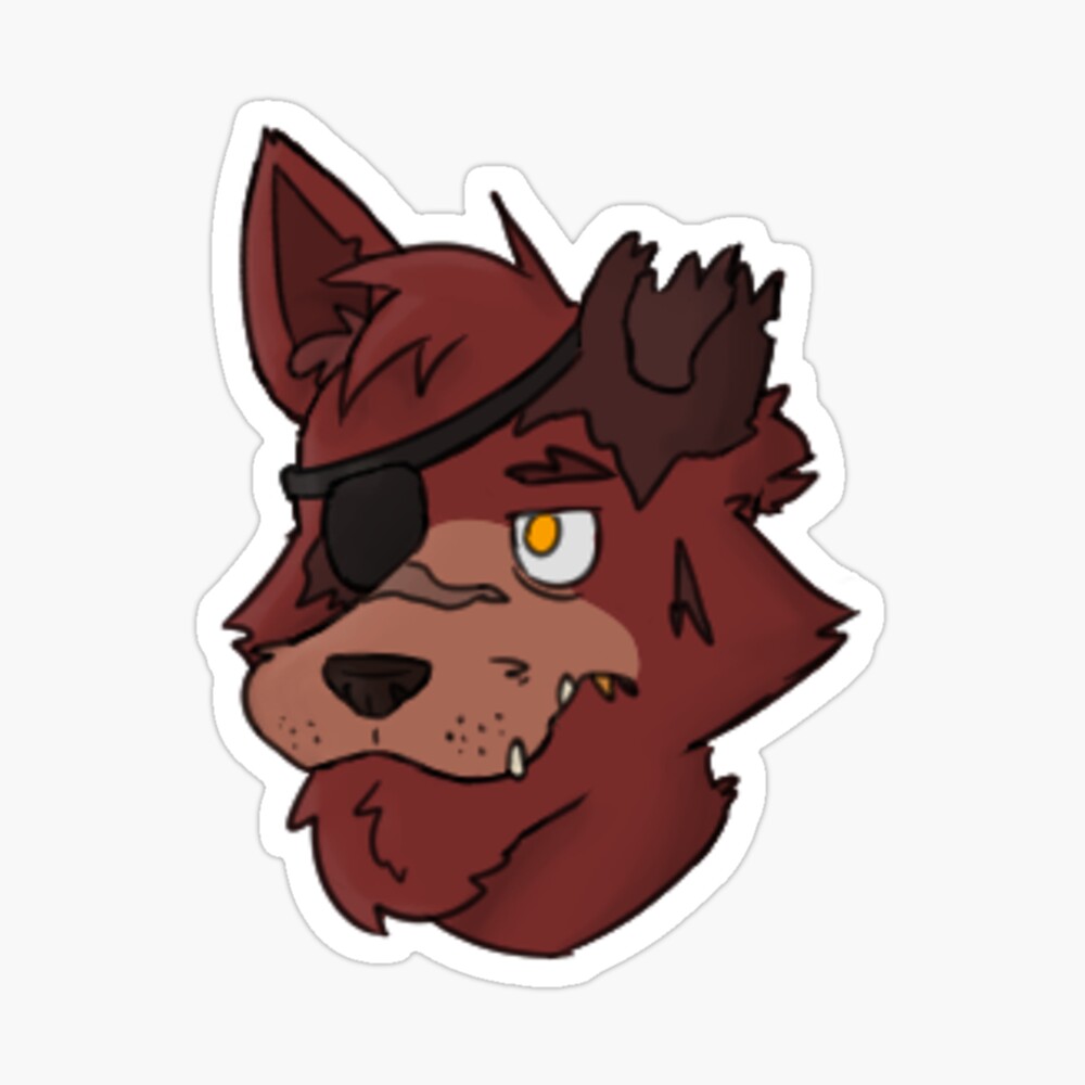 Withered foxy five nights at freddys 2 Sticker for Sale by teraMerchShop