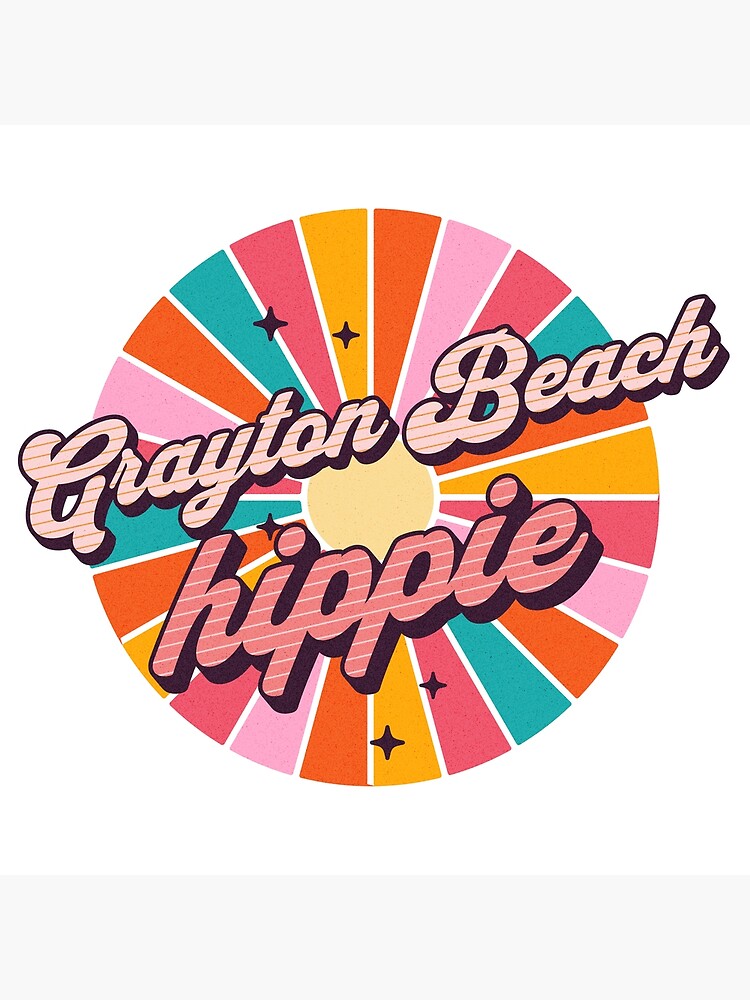 California Hippie - California Love - Hippie Gifts Sticker for Sale by  AlanPhotoArt