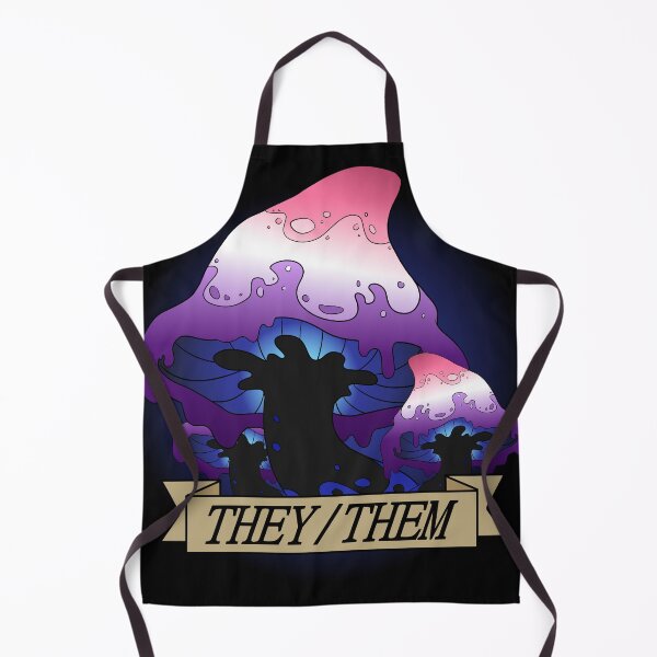 Item preview, Genderfluid Mushroom they/them pronouns designed and sold by XPLUSHMONSTERX.