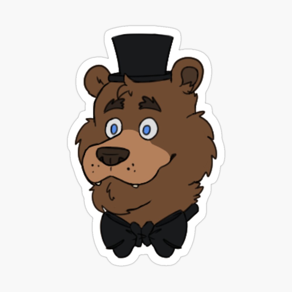 Freddy Fazbear Magnet for Sale by DragonessAnim