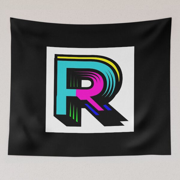 Item preview, Colorized letter R Initial  designed and sold by RemieJames.