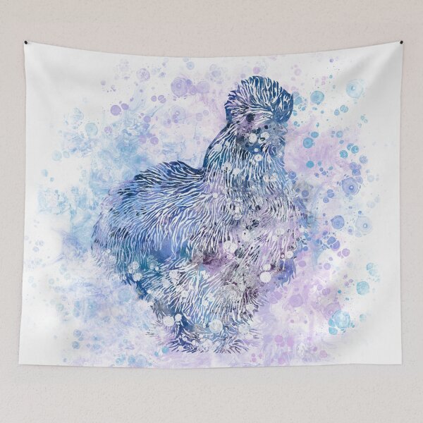 Item preview, Colorful Silkie Chicken designed and sold by PrettyLittlePic.